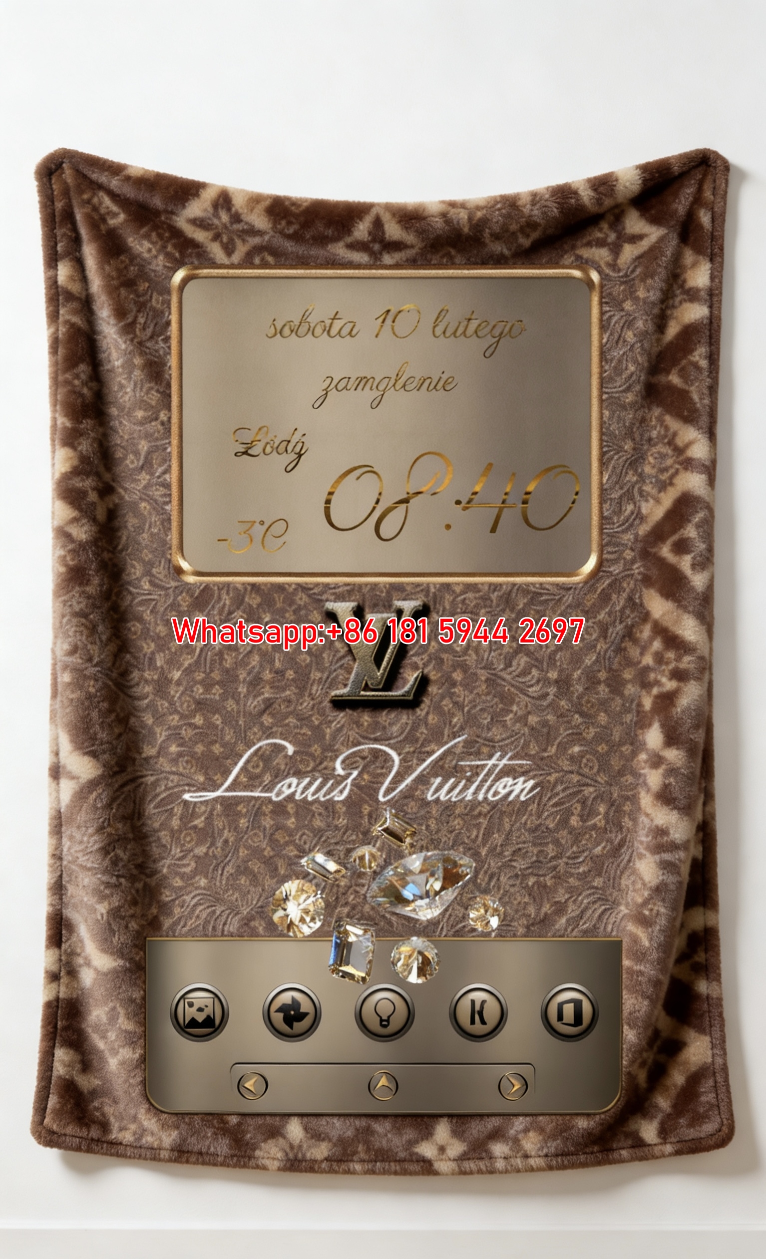 LV Diamond Luxe LV Crystal Monogram IMG_3327